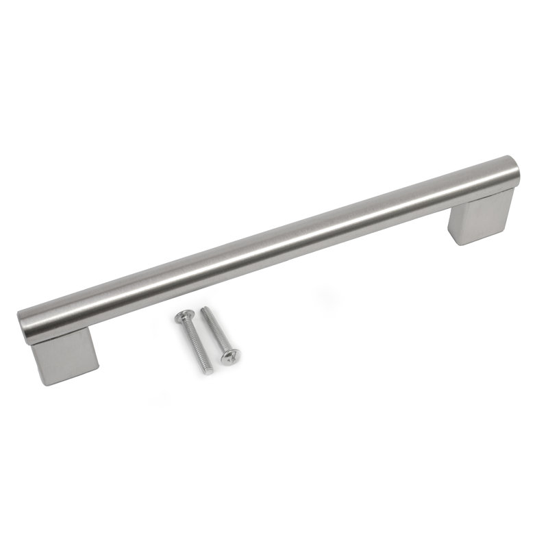 Mayfair Keyhole 30.9 cm Centre Bar Handle, 128mm, Brushed Silver