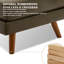 Repose-pieds rembourré Mid-Century de 29,7 po de largeur Havens, repose-pieds en similicuir avec pieds en bois massif, tabouret de table basse pour le salon, la chambre à coucher et le vestibule-2135632857