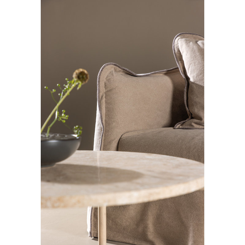 Nies Wood 210cm Reception Sofa