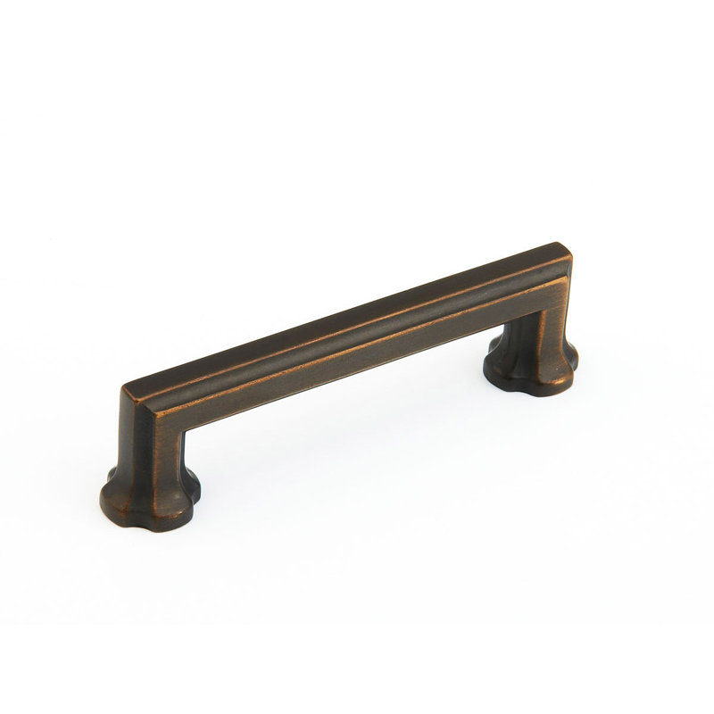 Poignée coupelle 4 po Schaub Empire, Bronze ancien
