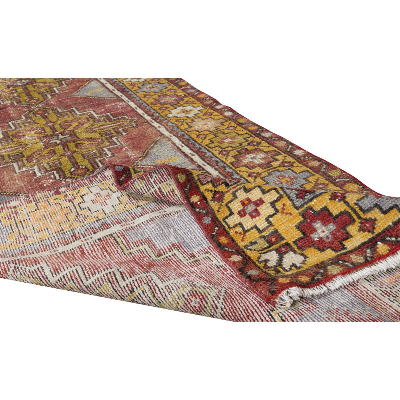 Tapis de couloir de village rétro noué à la main Vintage Village