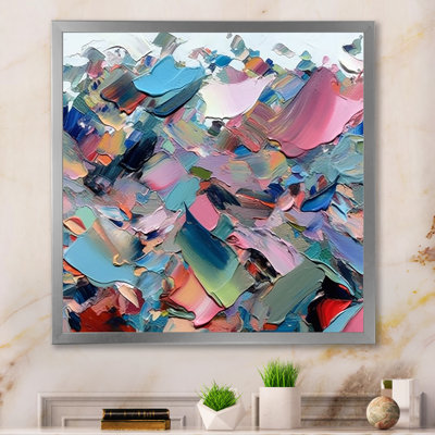 Passion Of Mira Abstract Melodies - Abstract Painting Canvas Wall Art