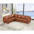 Dillon Leather L-Shaped Sectional