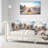 Cargo Train Platform with Container - Landscape Printed Pillow