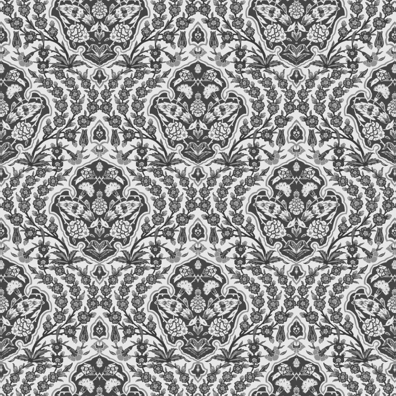 Petit rouleau de papier peint autocollant L 10 pi x l 24 po Nomad, Gris, Autocollant