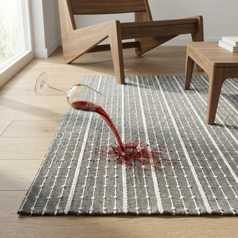 Leelawati Machine Washable Area Rug Living Room Bedroom Bathroom Kitchen Pet Friendly Stain Resistant , Rectangle 2' x 3'