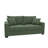 69" Classic Loveseat Sofa With 2 Pillows-1410660573