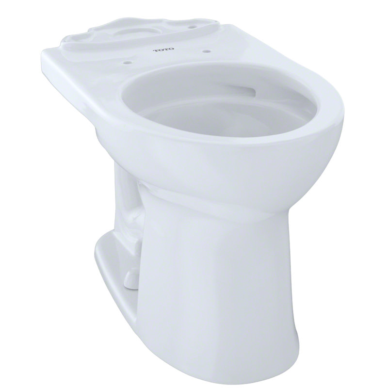 Drake® II Universal Height Round Toilet Bowl with CeFiONtect (Seat Not Included)