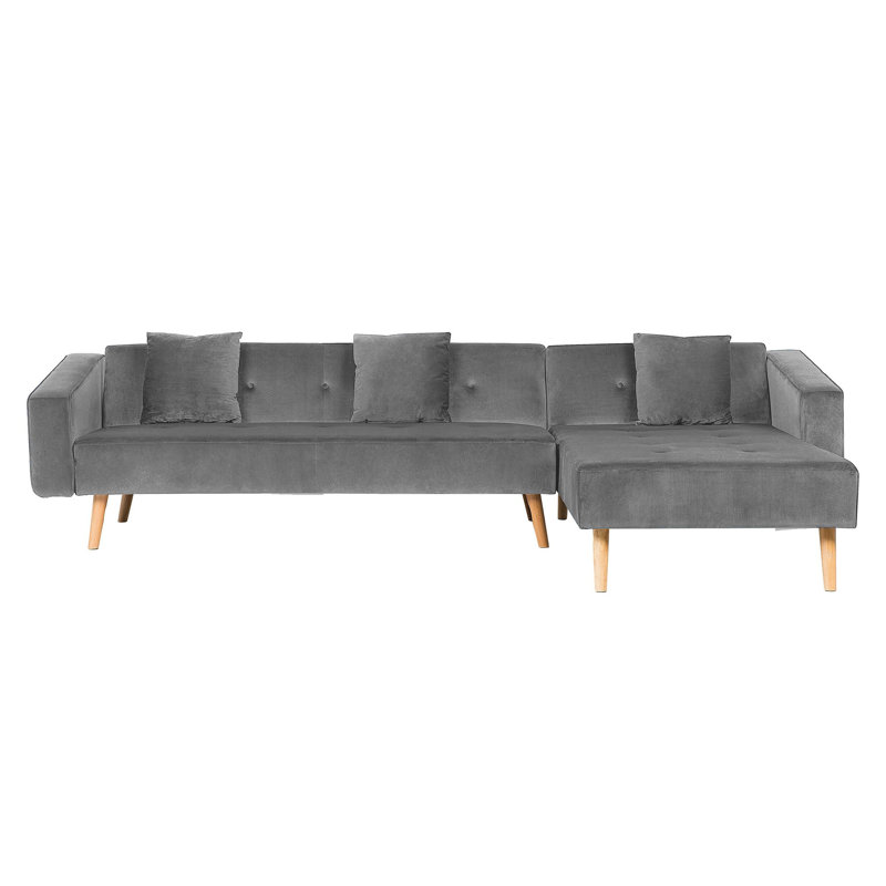 Lukas 4 Seater Sofa Bed, Grey