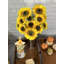 Tige de tournesol pleine floraison-1116673735