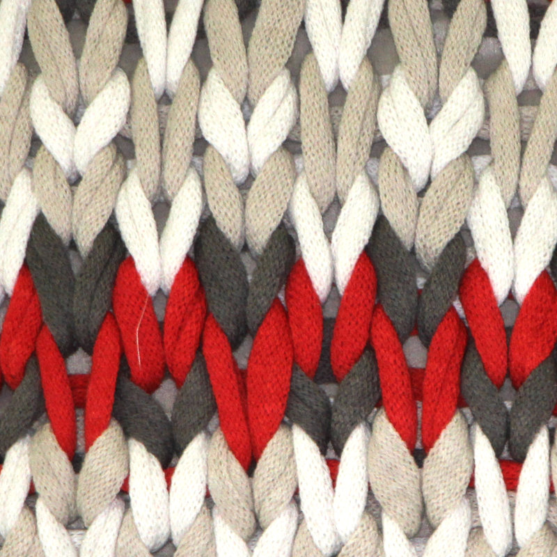 Coussin Hygge Nordic Forest, Rouge / Mauve
