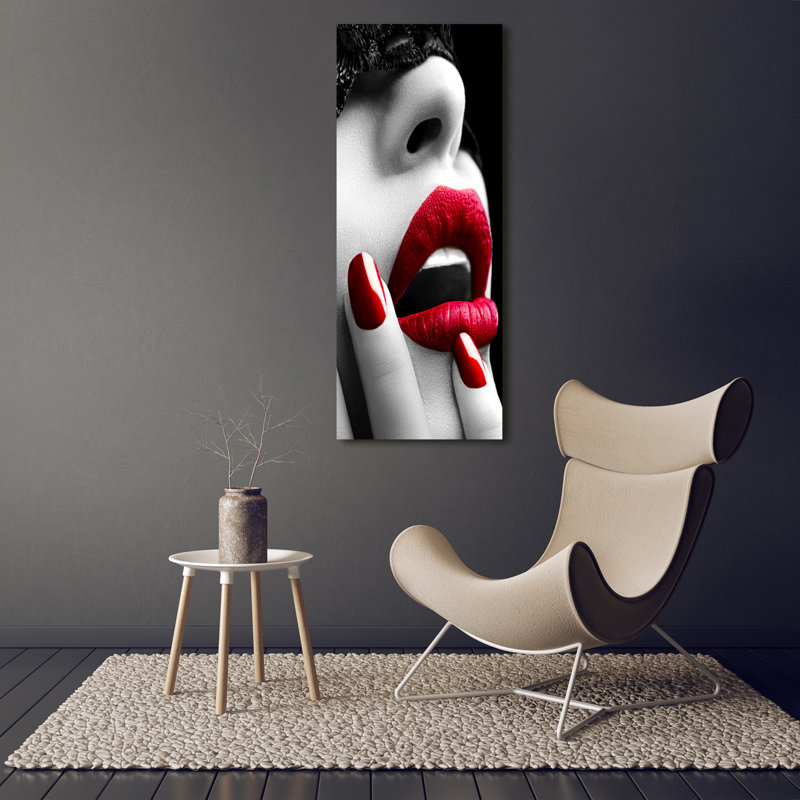 Lace Mask - Wrapped Canvas Print
