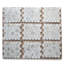 Carreau de mosaïque en marbre 12 po x 10 po Calacatta-79891851