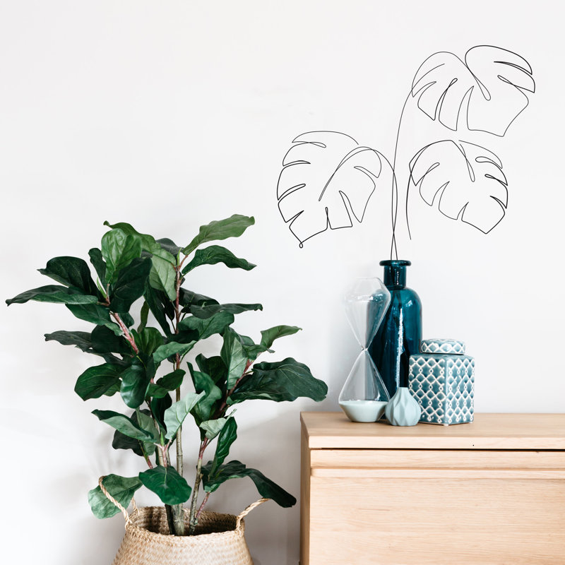 Plants & Flowers Non-Wall Damaging Wall Decal