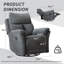 Fauteuil inclinable et oscillant pivotant l 33,5 po Henriane-498542586