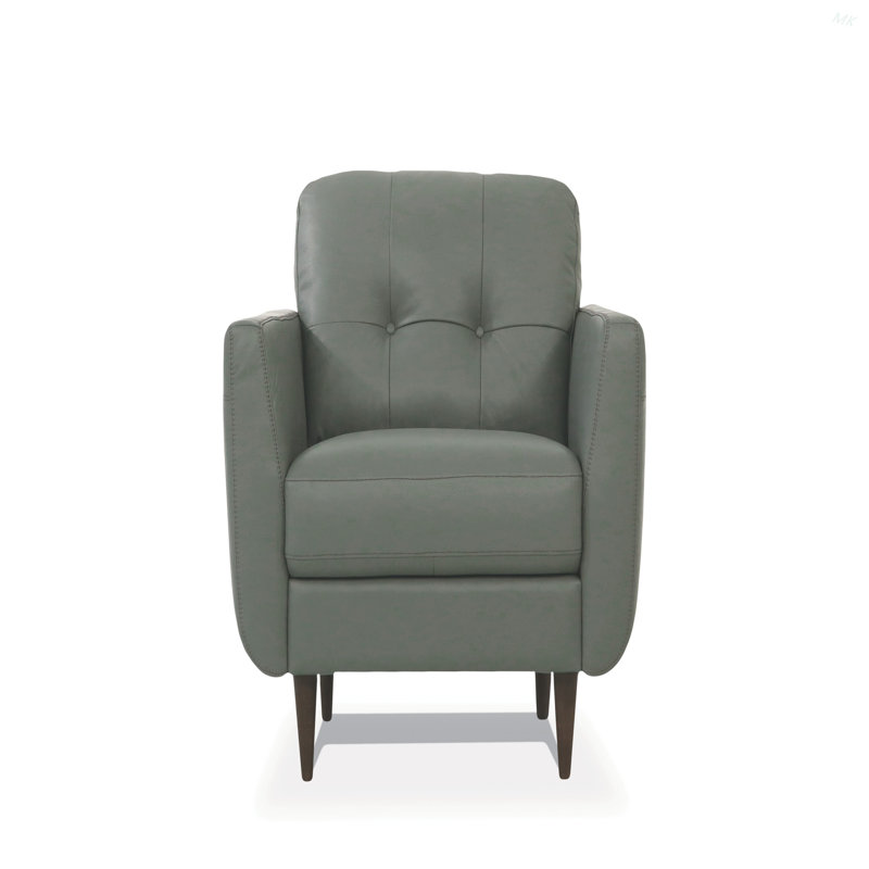 Chaise en cuir pesto Radwan (assemblée)