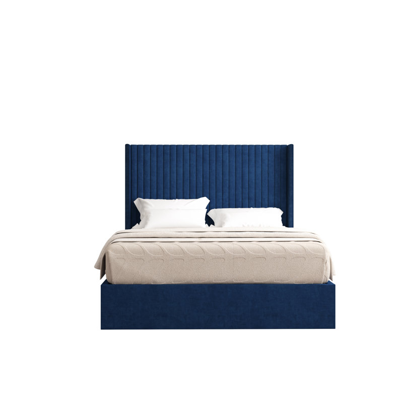 Barkat Upholstered Ottoman Storage Bed, Kingsize (5'), Parliament