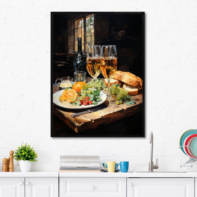 Blanmont Food Beer A Festive II, Cadre flottant noir, H 32 po x l 24 po x P 1 po