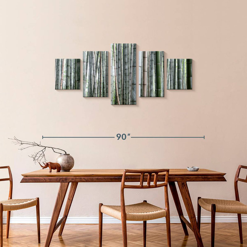 Bamboo Forest I, H 34 po x l 74 po