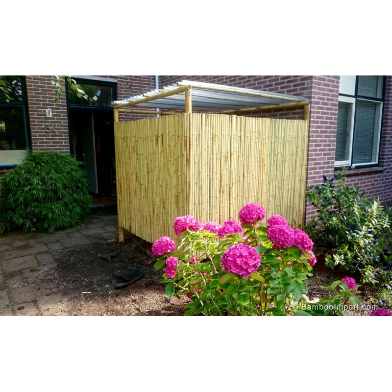 Tonkin Bamboo Decorative Garden Border Fence, 8'L x 5'H