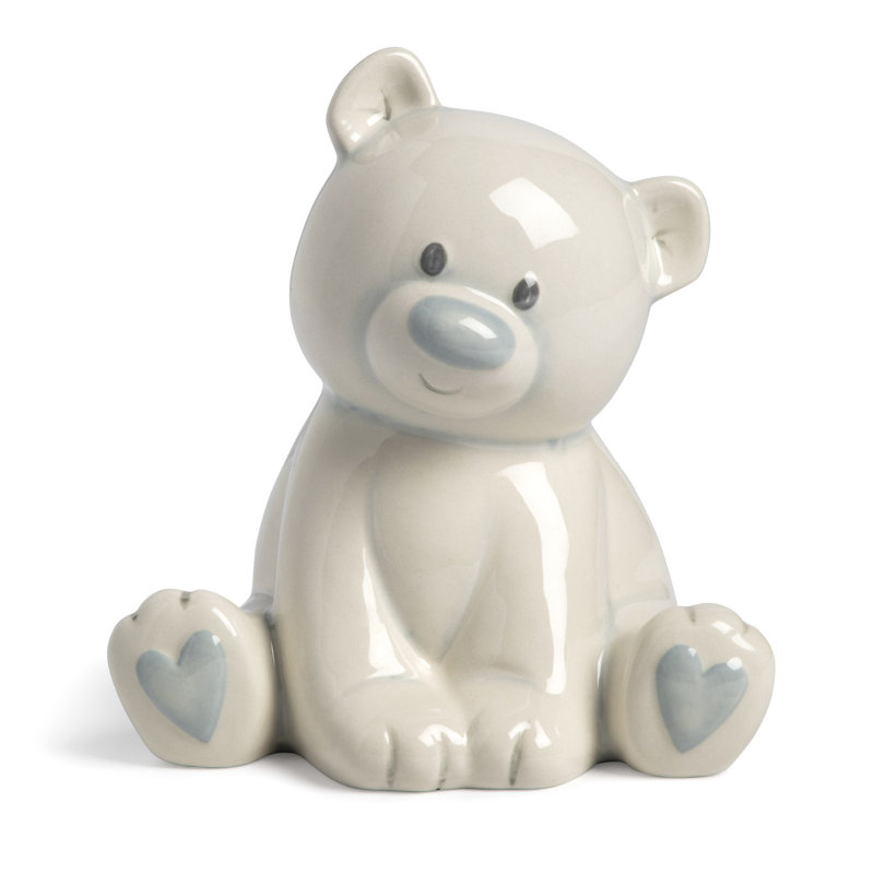 Bayviewpark Animals Piggy Bank, Beige/Blue
