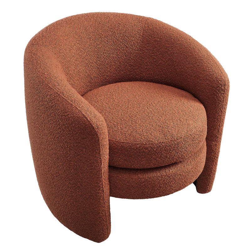 Modway Affinity 31.1'' Wide Armchair, Rust Fabric