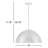 Darrah 1-Light Pendant in Natural Brass-942482467