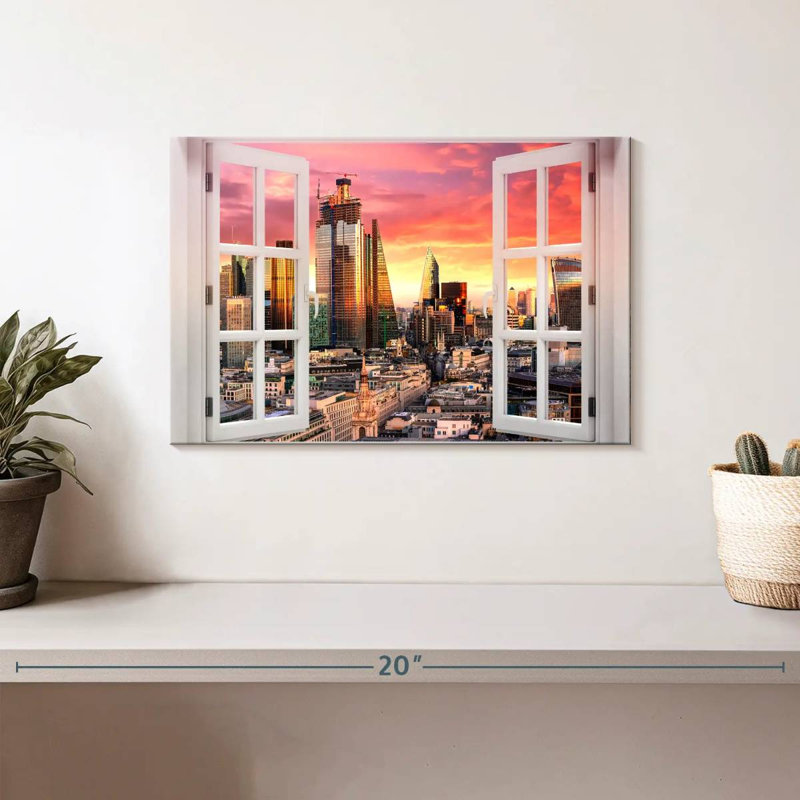 Sireci Window To London, 8" H x 12" W