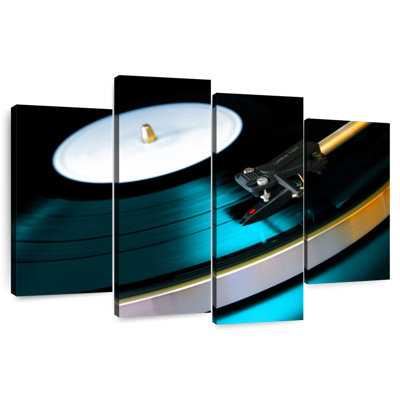 Playing Vinyl Record