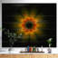 «Psychedelic Yellow Fractal Flower», impression-35062401-35062407