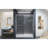 DreamLine Infinity-Z 34 inch D x 60 inch W x 74 3/4 inch H Semi-Frameless Sliding Clear Shower Door in Brushed Nickel with Center Drain White Shower Base Kit-1781208388-1781208395-1635682822