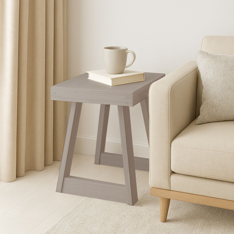 Table d'appoint rectangulaire Coleman, 25 po, Coquillage