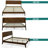 Premium Solid Wood Bed Frame with Headboard, Scandinavian Signature High Headboard Wood Bed-1768781445-1768781446