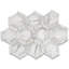 Calacatta 9" x 8" Marble Mosaic Tile-79891856