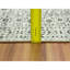 Tapis de couloir blanc en laine noué à la main 2 pi 9 po x 10 pi Dynasty Mamluk DF 034