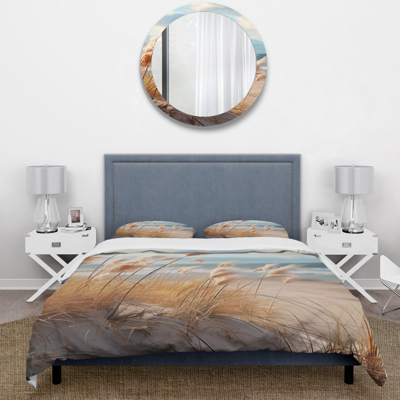 Ensemble de housse de couette Beach Photo Coastal Harmony I BeddingMicrofiber / Polyester