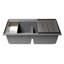 33.86'' L Double Bowl Granite Kitchen Sink-95312610