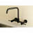 Kingston Brass Concord Double-Handle 2-Hole Wall-Mount Bridge Kitchen Faucet-25314154
