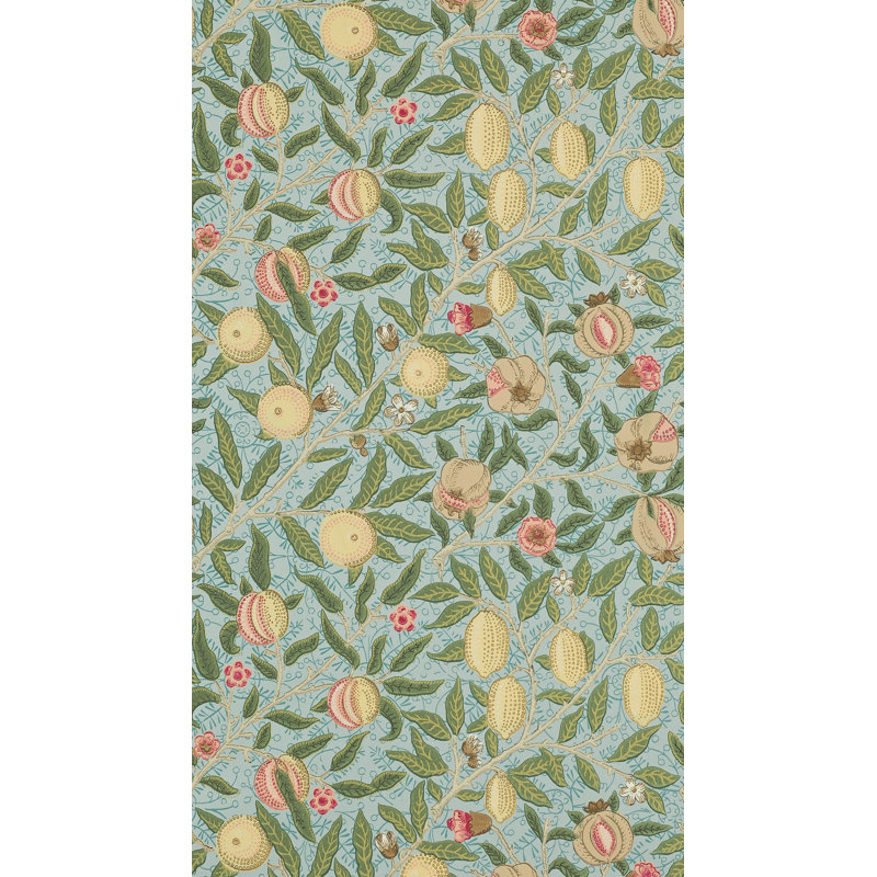 Fruit Wallpaper, Slate/Thyme