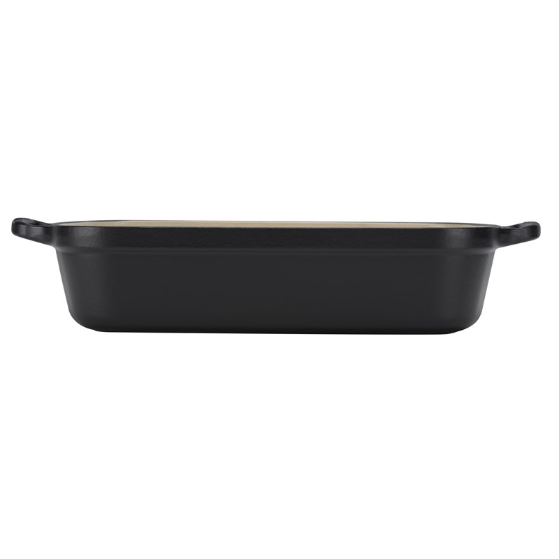 Le Creuset Signature Cast Iron Roaster, Satin Black, 33cm / 4.9L