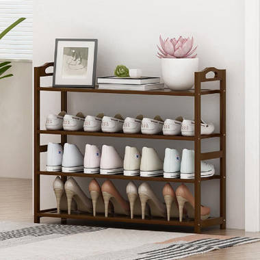 Wildon Home® 12 Pair Solid Wood Shoe Rack