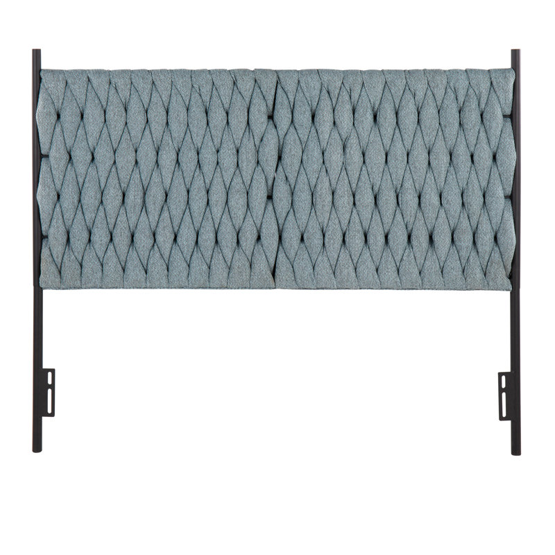Russek Upholstered Headboard, Blue