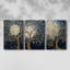 Lanscape Study Series XLII - Ensemble de 3 toiles tendues avec châssis - Prêt à être accroché-924128271