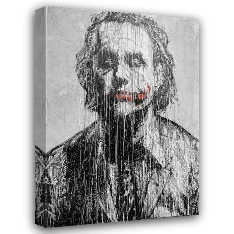 «Joker» par Pratikacha Muir - reproduction d'art sur toile tendue, H 24 po x l 20 po x P 1,5 po