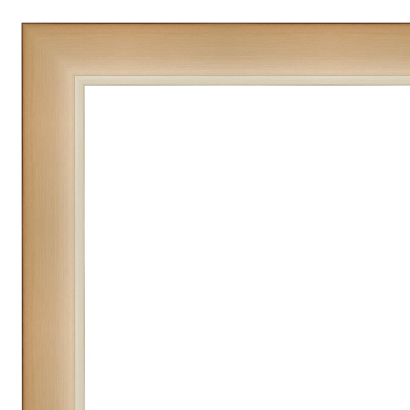 Miroir mural Quade, 27,25 po x 21,25 po, Eva Ambre or