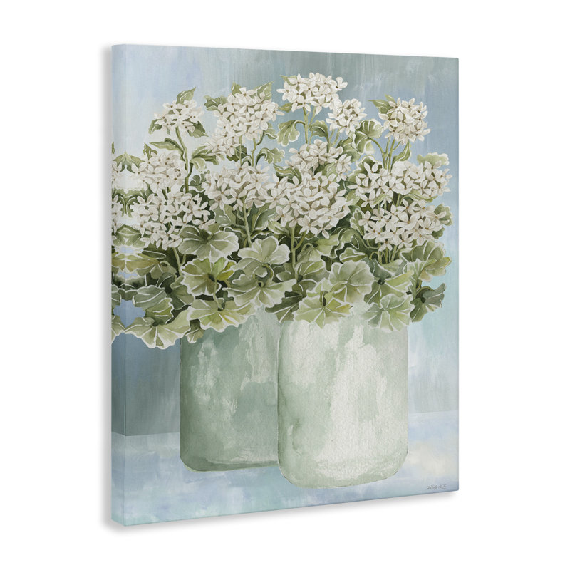 Art mural sur toile «Charmant pays d'herbes» par Cindy Jacobs, H 20 po x l 16 po