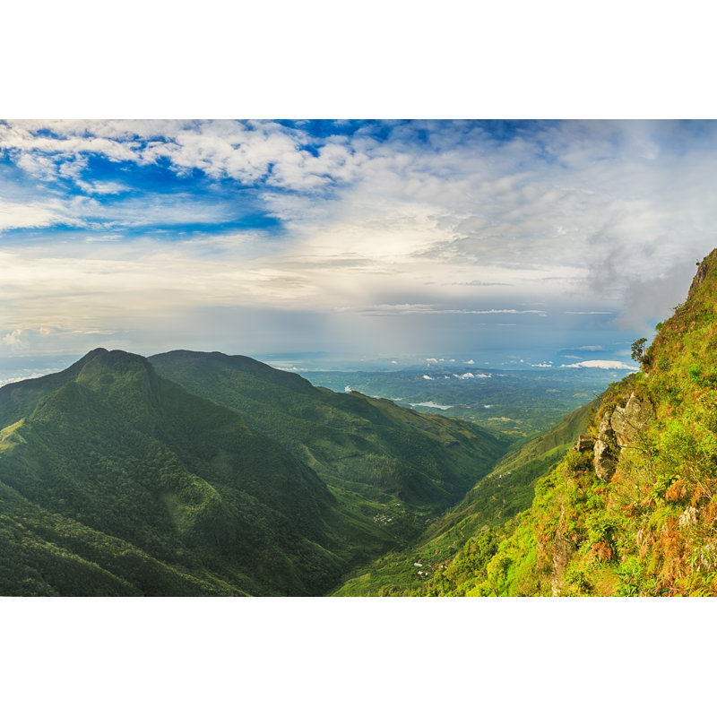 Chesterville Worlds End, Horton Plains - Wrapped Canvas Print, 20cm H x 30cm W x 3.8cm D