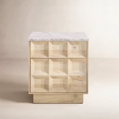 Paxter Marble Top 20" Nightstand