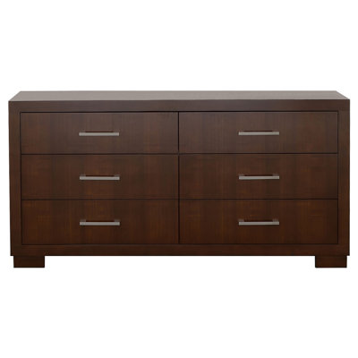 Commode 6 tiroirs Polk Cappuccino