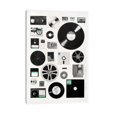 Data - Floater Frame Print on Canvas